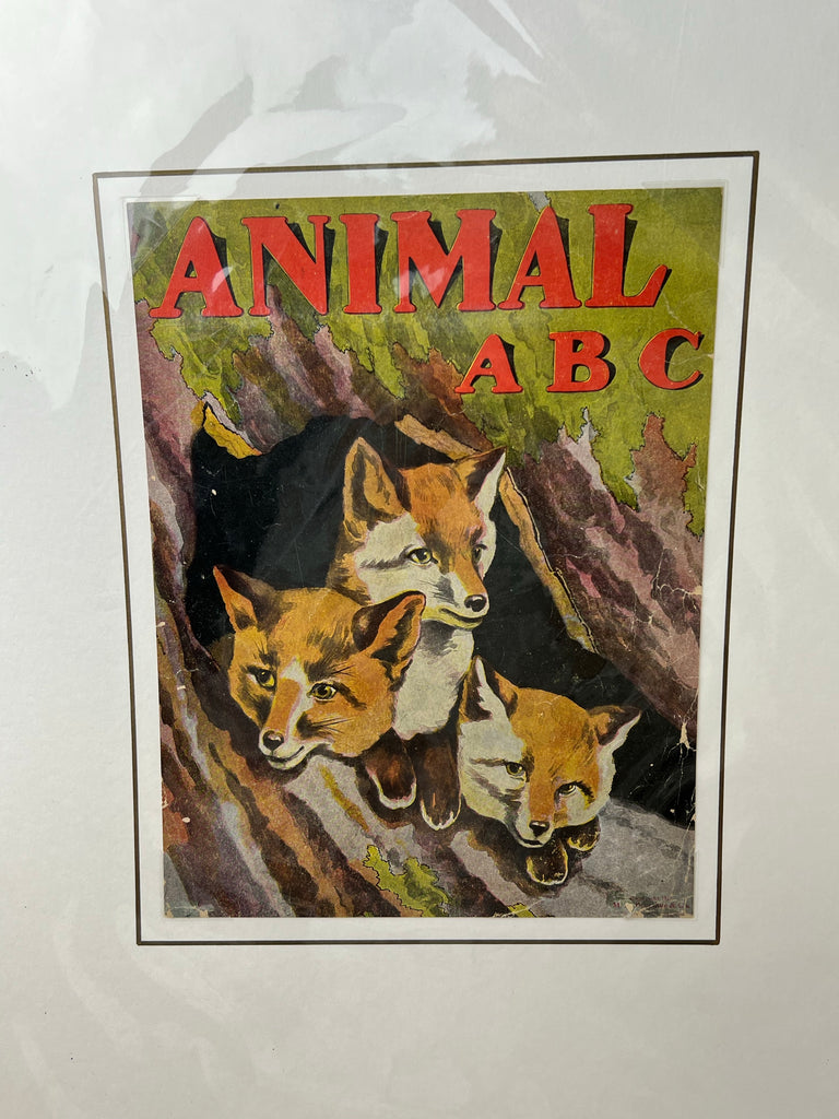 Vintage ABC Print 1917