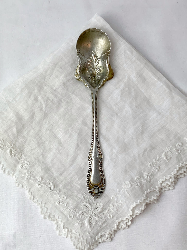 Estate Collection Silver Sugar Shell Spoon