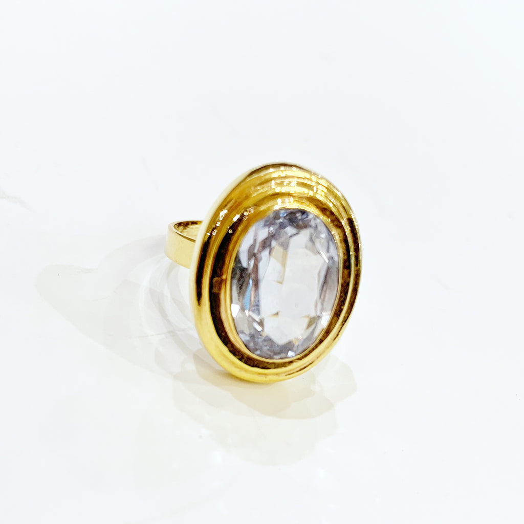 Estate Collection Ring - Synthetic Aquamarine