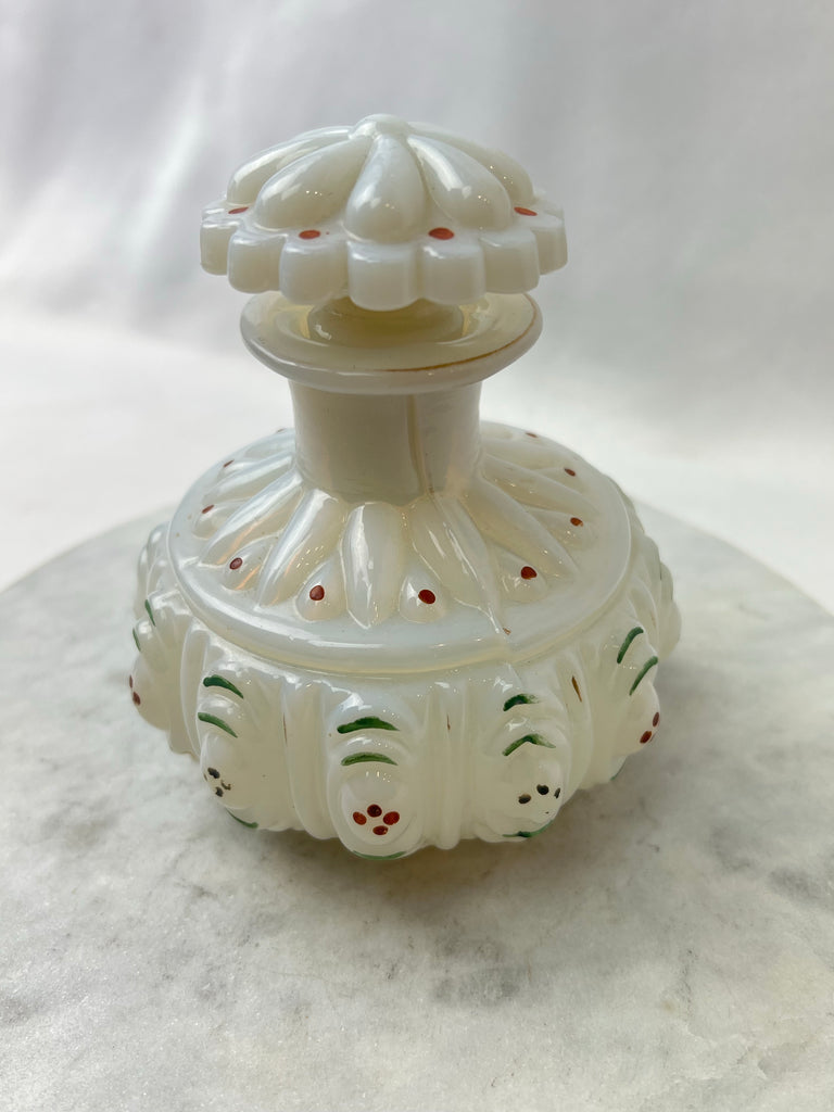 Estate Collection Milk Glass - Victorian Perfume Bottle