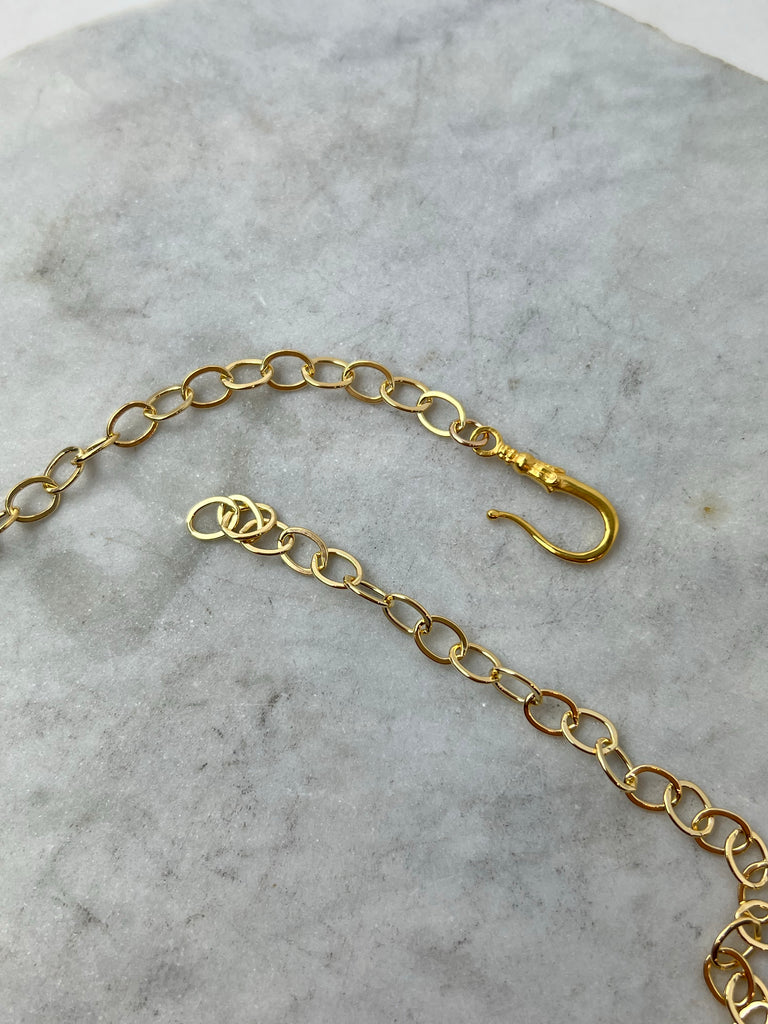 Vignette Necklace - Flat Cable Chain - Various Lengths
