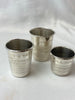 Estate Collection Silverplate - Set of 3 Jiggers C1915