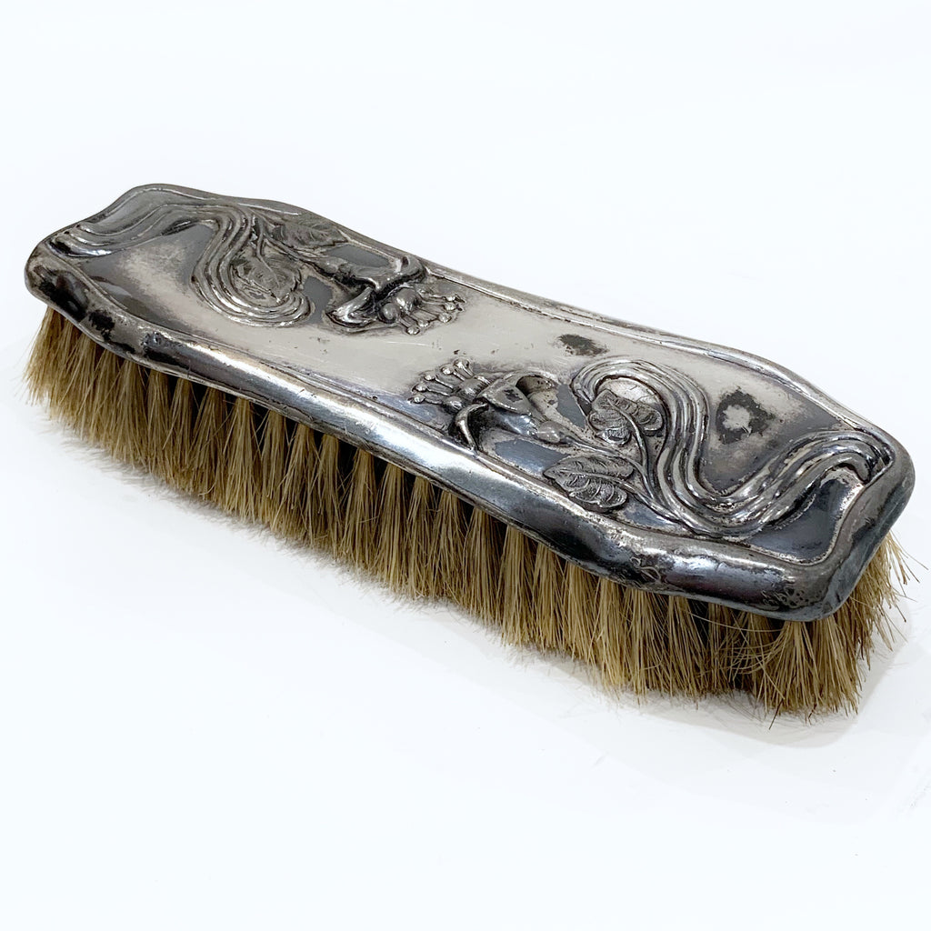 Estate Collection Silver Plate - Brush for Clothes Victorian